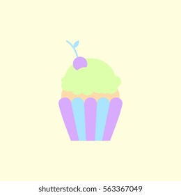 Maraschino Cherry Cupcake