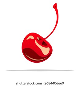 Maraschino cereja vetor de frutas ilustração isolada