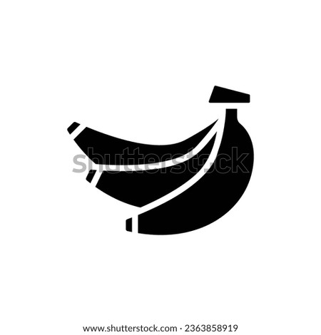 Marathon Banana Filled Icon Vector Illustration
