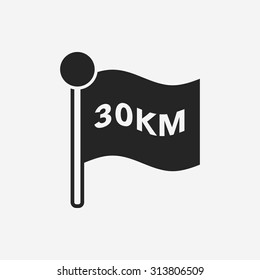 marathon flag icon