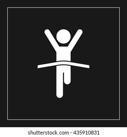 marathon icon. marathon sign