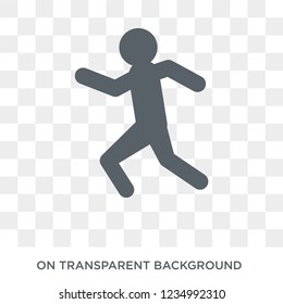 marathon icon. Trendy flat vector marathon icon on transparent background from sport collection. 