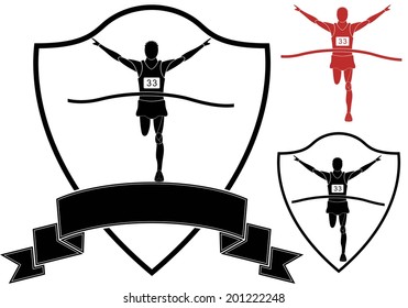 Marathon Icon. Vector illustration