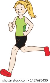 The marathon is a long-distance race with an official distance of 42.195 kilometers, usually run as a road race.