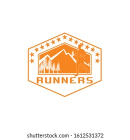 a marathon mascot logo vector file