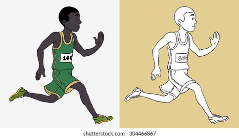 Marathon runner