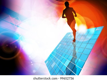 Marathon runner