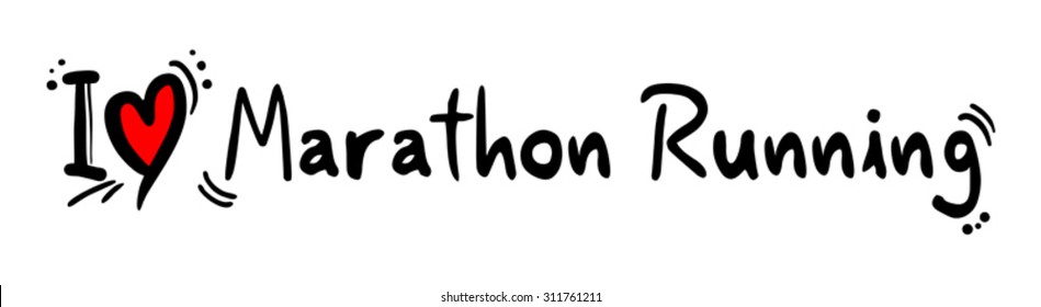 Marathon Running love