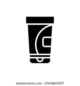 Marathon Sunscreen Filled Icon Vector Illustration