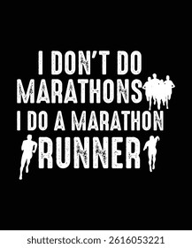 Marathon T Shirt Design or Art
