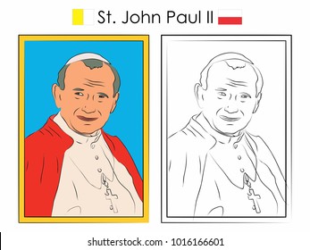 Marau/Rio Grande Do Sul/Brazil - 03/02/2018: Saint John Paul II