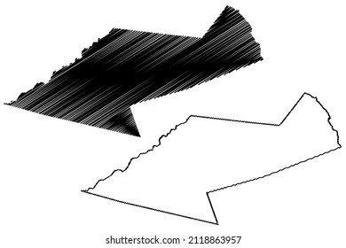 Maravilha municipality (Alagoas state, Municipalities of Brazil, Federative Republic of Brazil) map vector illustration, scribble sketch Maravilha map
