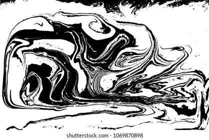 Marble abstract acrylic background. Nature marbling artwork text