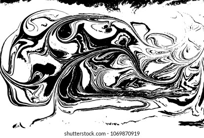 Marble abstract acrylic background. Nature marbling artwork text