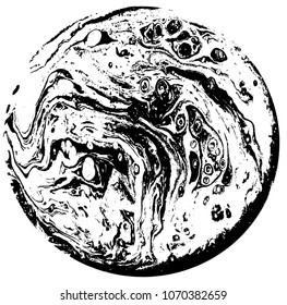 Marble abstract acrylic background. Nature marbling artwork text