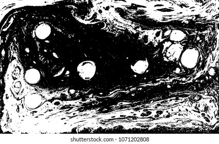 Marble abstract acrylic background. Nature marbling artwork text