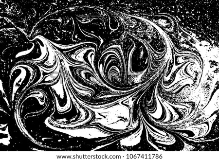 Marble abstract acrylic background. Nature marbling artwork text