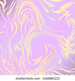 Marble abstract background. Bright gradient backdrop. Liquid flow effect. Watercolor stains painting.  Vector illustration. Easy to edit design template for flyer, banner, poster, brochure, etc.