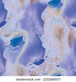 Marble Abstract Texture. Multi Color Holi Space. Liquid Gradient Illustration. Acrylic Ink Background. Swirl Acrylic Grunge. Fluid Splash Watercolor. Alcohol Ink Repeat Paint. Modern Seamless Painting