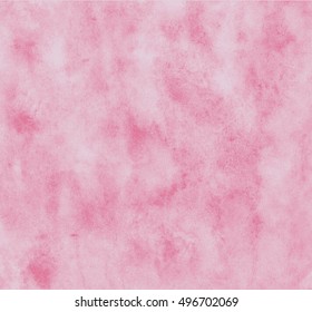 Marble abstract watercolor pink vector texture. Watercolor background. 