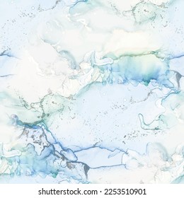 Marble Alcohol Ink. Gold Marble Background. Blue Seamless Watercolor. Shiny Water Color. Ink Vector Marble. Green Ink Paint. Vector Abstract Template. Vector Seamless Repeat. Pink Luxury Background.