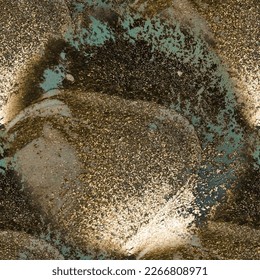 Marble Alcohol Ink. Gold Water Color Repeat. Alcohol Ink Watercolor. Wall Seamless Repeat. Blue Abstract Background. Blue Purple Wall Floor. Gold Fluid Marble Watercolor. Modern Abstract Repeat.