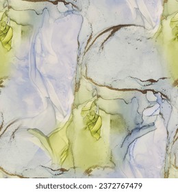 Tinta de alcohol de mármol. Fondo de degradado verde. Pintura de arte azul. Vector de tinta brillante. Pintura De Lujo Sin Pelo. Lienzo de color agua. Acuarela De Mármol Rosa. Fluid Elegant Repetir. Acuarela dorada.