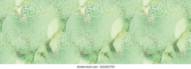 Marble Alcohol Ink  Luxury Seamless Painting  Water Color Canvas  Bronze Ink Vector  Green Gradient Watercolor  Gold Marble Background  Green Ink Paint  Geode Seamless Texture  Gold White Background