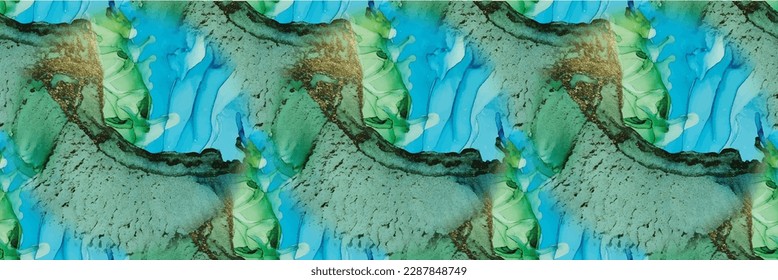 Marble Alcohol Ink. Shiny Ink Vector. Modern Abstract Template. Blue Abstract Background. Green Marble Watercolor. Light Elegant Texture. Water Color Canvas. Gold Luxury Background. Pink Art Paint.