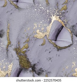 Tinta de alcohol de mármol. Deslumbrador Elegante De Pared. Mármol color agua dorada. Plantilla Resumen De Lujo. Suelo De Pared Púrpura Oro. Fondo De Mármol Azul Fluido. Color de agua del degradado azul. Fondo de color del agua.