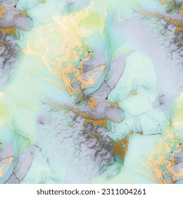 Marble Alcohol Ink. Water Color Watercolor. Gold Amethyst Ink Floor. Floor Seamless Repeat. Blue Seamless Background. Luxury Seamless Template. Gold Water Color Marble. Blue Wall Marble Watercolor.