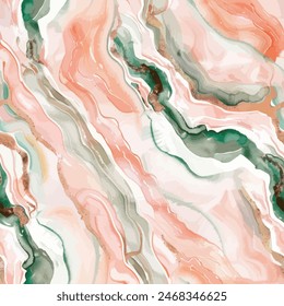 Marble Alcohol Ink. Marble watercolor seamless pattern. Design element for sale banners, posters, labels, and gift wrapping paper.