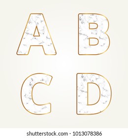 marble alphabet signs letters b c stock vector royalty free 1013078386