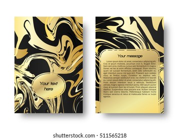 Marble art. Christmas print. Gold ornament. Vintage pattern. Abstract graphic. Hipster design. Futuristic backdrop. Vector illustration.
