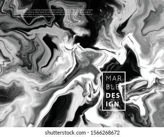 Marble art pattern. Modern liquid texture.
 Abstract background template. Good for design covers, presentation, invitation, flyers, posters, business cards and 
social media.Black and white monochrome