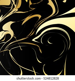 Marble art. Retro background. Christmas print. Gold ornament. Vintage pattern. Abstract graphic. Hipster design. Futuristic backdrop. Watercolor wallpaper. Vector illustration.
