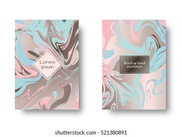 Marble backdrop. Marbling illustration. Vintage graphic. Abstract pattern. Holiday ornament. Futuristic background. Watercolor art. Vector
