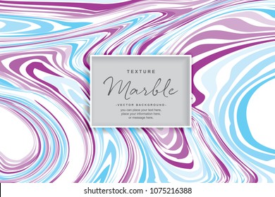 Marble background - Blue paint - Modern artistic Cover Design - Vector illustration