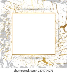 marble background of gold mix