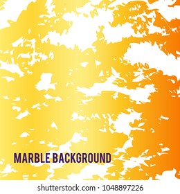 Marble Background. Golden Gradient. Fluid shapes composition. Futuristic design posters. Eps10 vector.