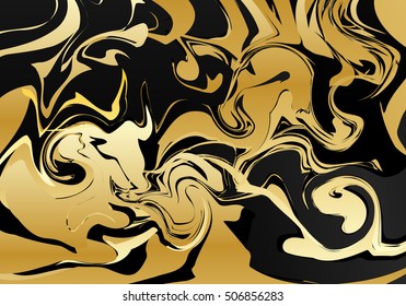 Marble background. Retro backdrop. Christmas graphic. Gold print. Contrast ornament. Hipster art. Futuristic design. Watercolor pattern. Vector illustration
