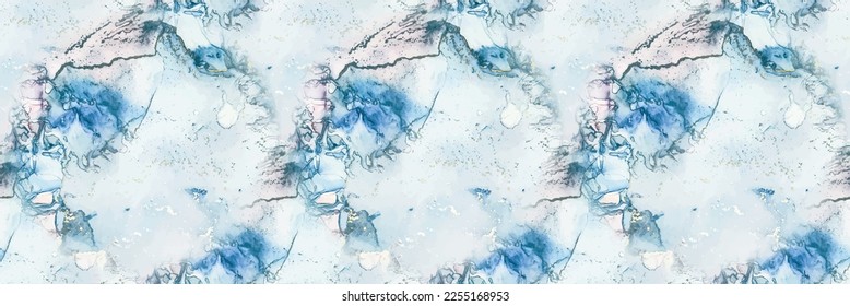 Mármol Azul de Arte. Mármol de Tinta Vectora Lilac. Glitter vector de vectores de volante de plantilla sin soldadura vectorial. Pintura dorada de tinta de alcohol. Fondo de la tinta de mármol púrpura. Color de agua violeta acuático. Acuarela De Resumen Rosa.