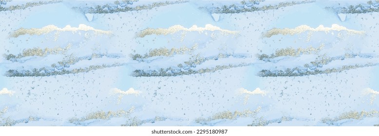 Marble Blue Art. Pink Gradient Background. Gold Vector Ink Paint. Purple Alcohol Ink Marble. Light Vector Pattern. Lilac Marble Ink Watercolor. Modern Abstract Template Violet Water Color Watercolor.