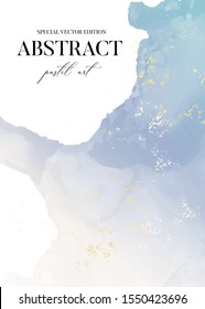 Marble blue gradient card, flyer, poster, invitation dirty stroke. Minimal dynamic banner, liquid flow design