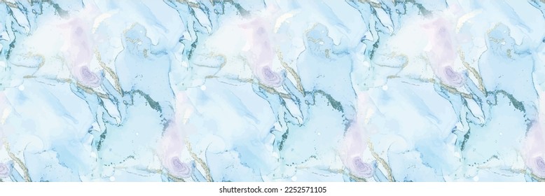 Marble Blue Vector Ink. Gold Abstract Watercolor. Vector Abstract Template Purple Marble Ink Background. Violet Alcohol Ink Watercolor. Lilac Water Color Marble. Pink Art Paint. Fluid Blue Glitter.