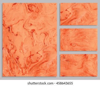 Marble business cards.Vector illustration.