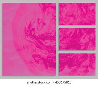Marble business cards.Vector illustration.