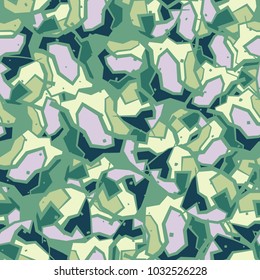Marble camouflage. Seamless multi-colored texture. Fashionable wallpaper. Designer material.
