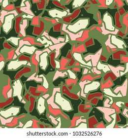 Marble camouflage. Seamless multi-colored texture. Fashionable wallpaper. Designer material.