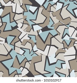 Marble camouflage. Seamless texture. Fashionable textile pattern.